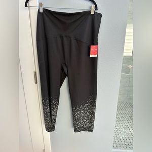 Spanx Yoga pants 2XL “metallic confetti”